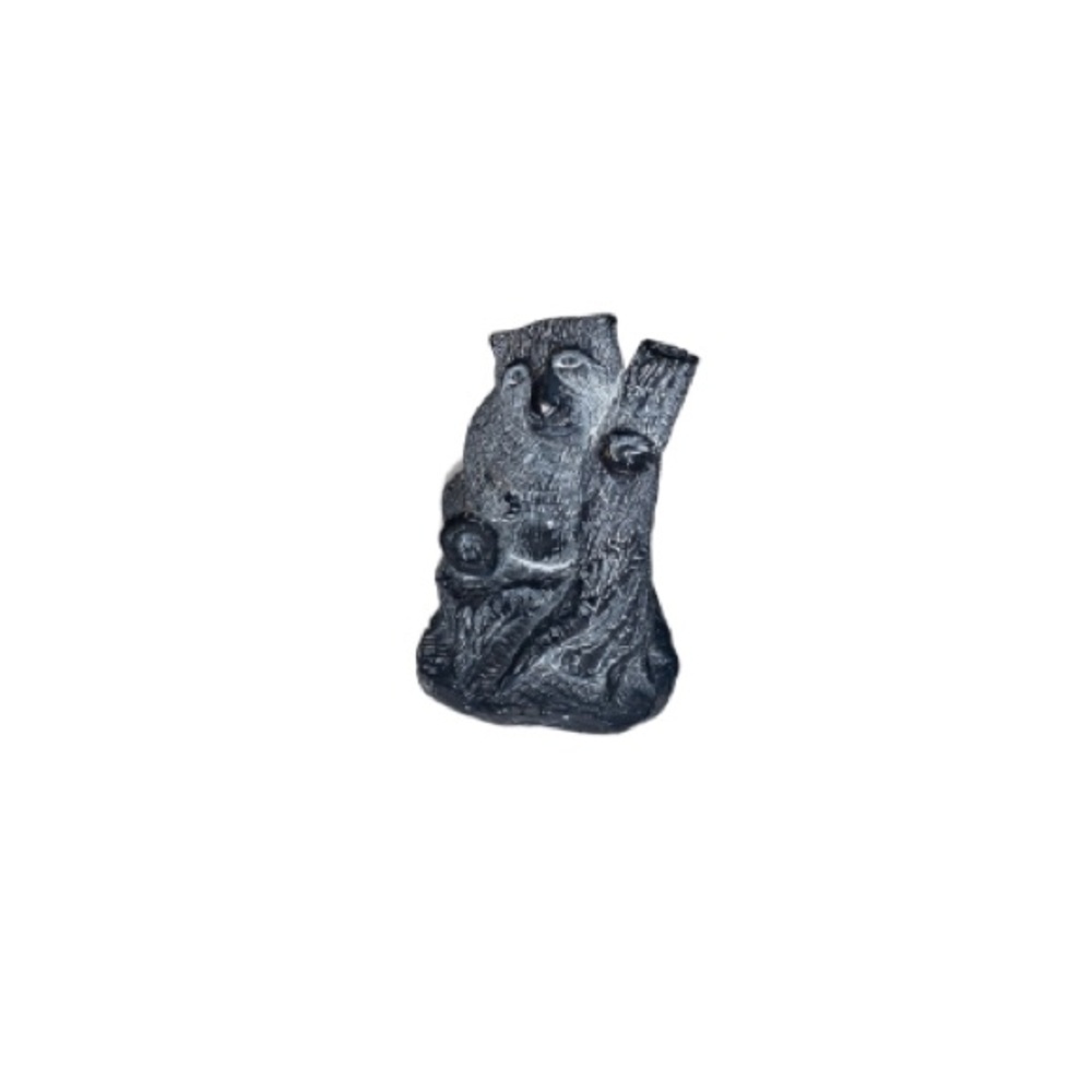 Aardvark Molded Grey Bear Knick Knack Figurine